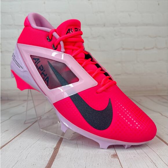 Nike Alpha Menace 4 Pro NRG Racer Pink Football Cleats Mens Size 12 (HJ4568-600) - Picture 1 of 10